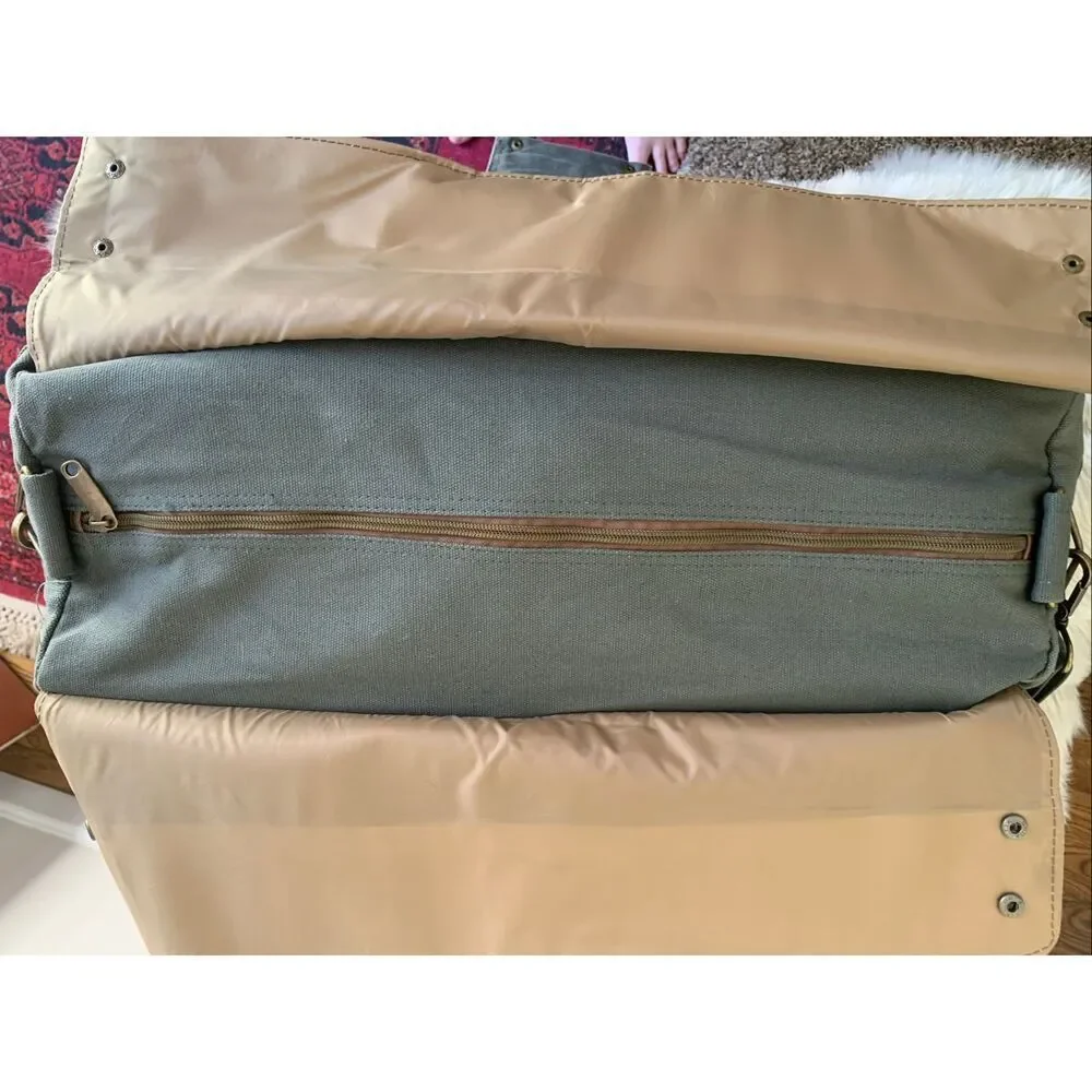 NWT Finley Mill Collection Origaudio Danville Weekender Duffel Bag Faux Leather